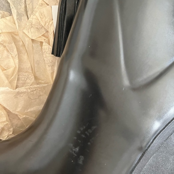 Coach Black Wedge Rainboots - Picture 16 of 16